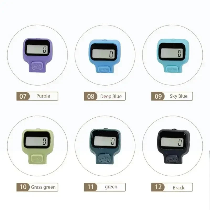 2024 Electronic Counter Unique Design Mini Ring Counting Electronic Counting Convenient Tool People Counter Easy To Use Counter