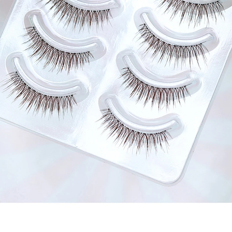 1 set Lange Dicke Falschen Wimpern Natürliche Gefälschte Wimpern Verlängerung Werkzeuge Schwarz Gefälschte Wimpern für Mädchen Augen Make-Up werkzeuge