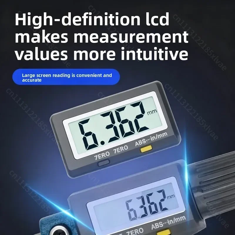 Electronic LCD External Micrometer, 0-25mm High Precision Digital Outside Micrometer, Precision Measuring Gauge Tool