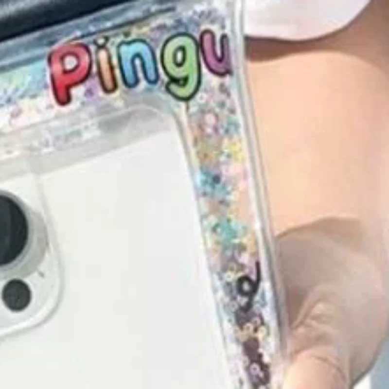 IPX8 Waterproof Phone Bag Cartoon Floating Airbag Swimming Water Underwater Clear Protector Cover For IPhone Samsung