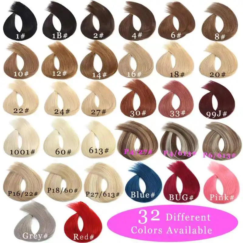 I Tip-extensiones de cabello humano para mujer, extensiones de cabello Natural de queratina de 1,2 cm, con punta de palo preadherida, microgranos de