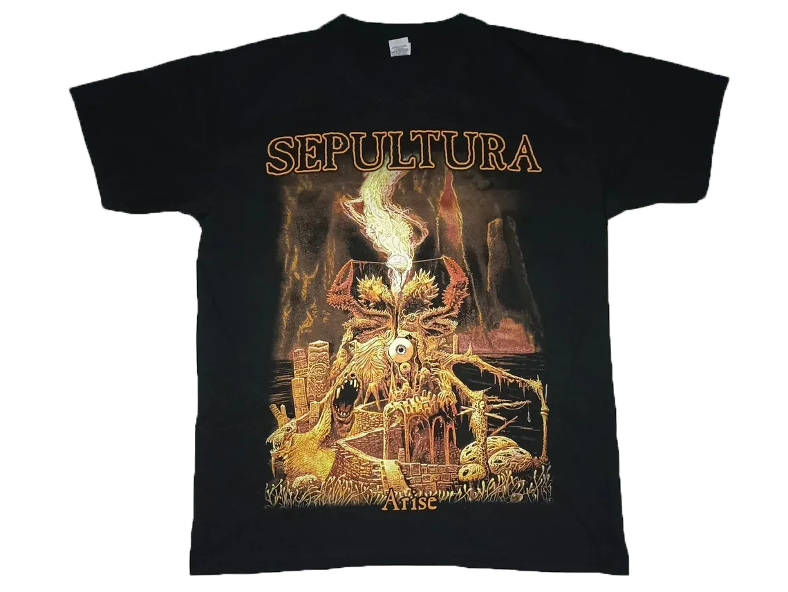 

Мужская Новая черная футболка SEPULTURA Emerge
