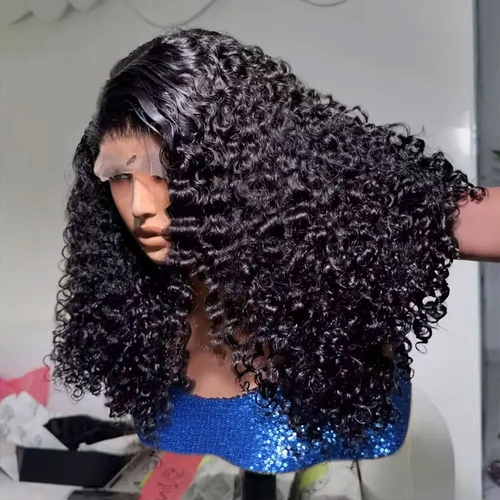 

Бразильский парик 13x6 без клея, кудрявый, короткий боб, парик с кружевной передней частью 13x4, глубокая водная волна, парик с прозрачным HD кружевом 13x6, парики из натуральных человеческих волос