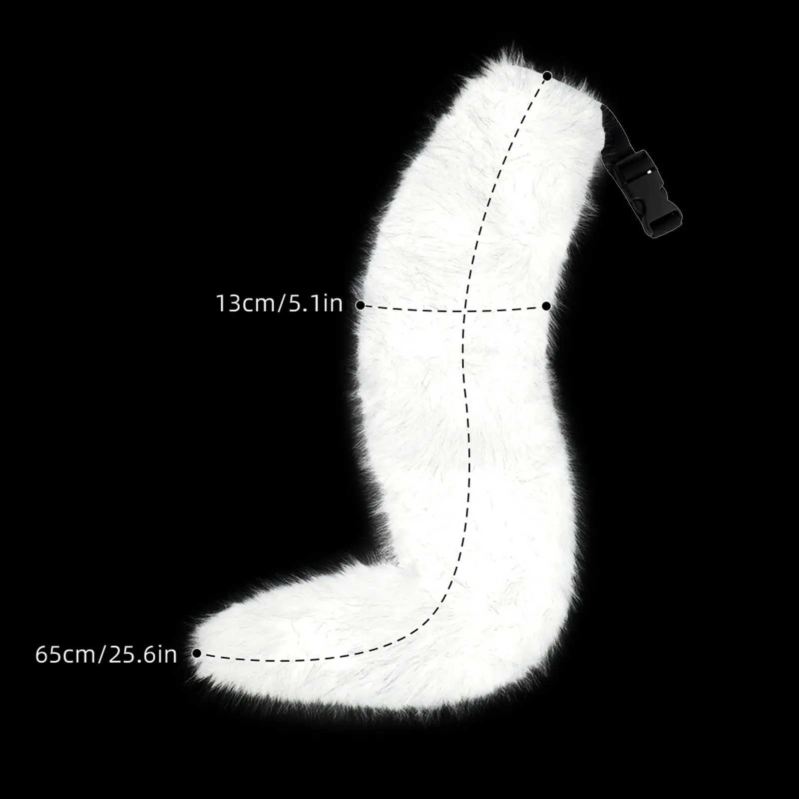 Anime Aankleden Staart Speelgoed Geschenken Foto Props Cosplay Dierenstaart voor Unisex Kinderen