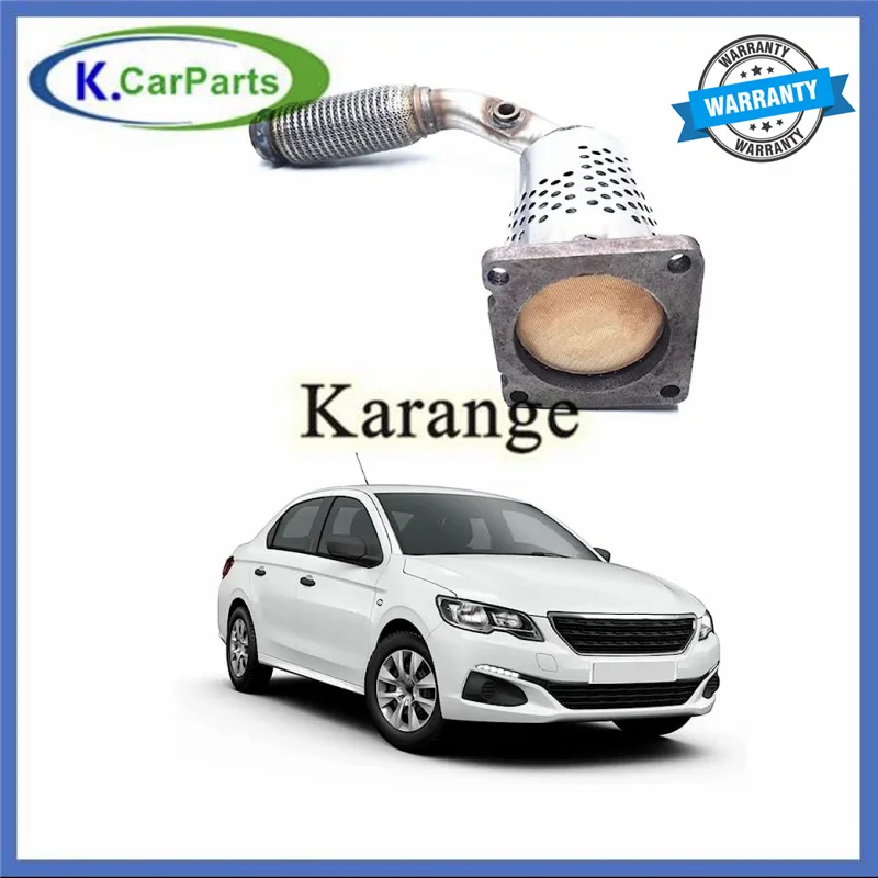 

9676453380 New Three-way Catalyst Exhaust Pipe for Peugeot 2008 301 308 408 Citroen C1 C2 C3 Elyess C4 EC5