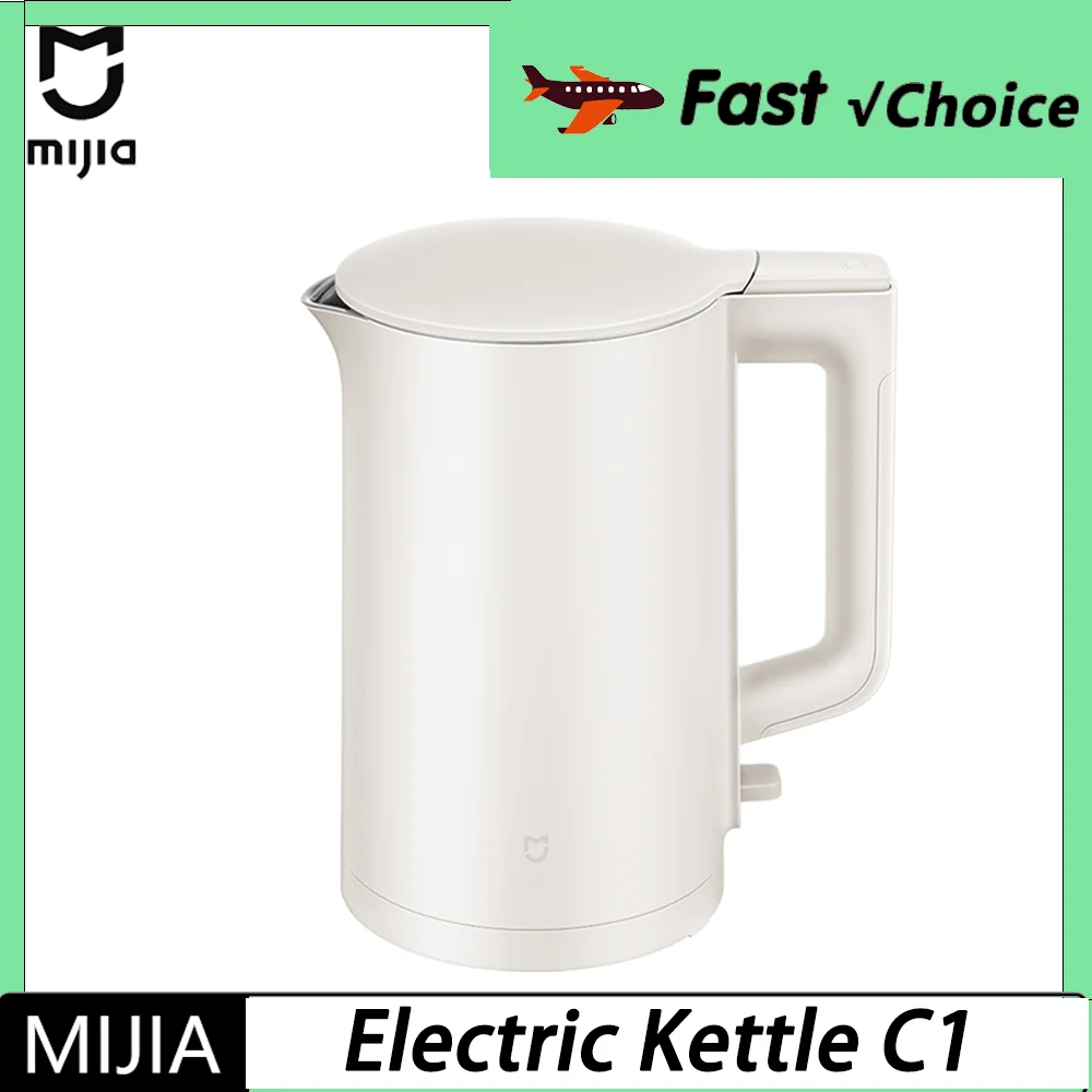 MIJIA Electric Kettle C1 Fast Hot Boiling Stainless 1500W Water Kettle Teapot 1.5L Electric Kettles For Home 220V CN