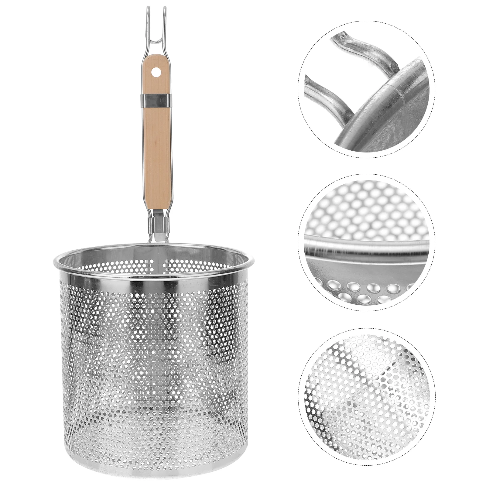 

Premium Stainless Steel Filter Spoon for Hot Pot Food French Fries Meat Vegetables Dumplings Poached Eggs Kitchen