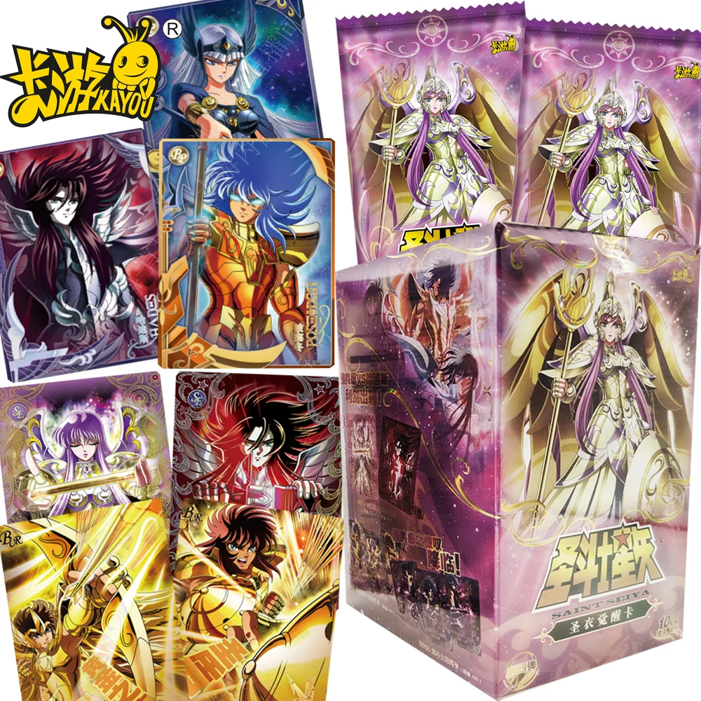 

Kayou оригинальные коллекционные карты Saint Seiya, эксклюзивная настройка созвездия, аниме-персонаж, боевые коллекционные карточки, рождественский подарок