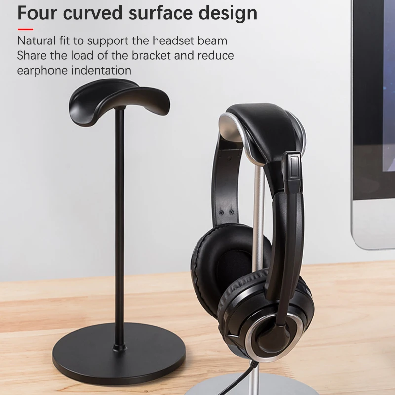 1PC Head-Mounted Headphone Stand Stylish Non-Slip Detachable Headset Holder For Airpods Max Beats Bose Sennheiser Display Stand image 2
