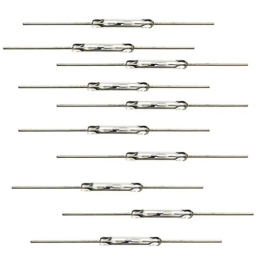 10pcs N/O Reed switch Magnetic Switch 2 * 14mm Normally Open Magnetic Induction switch For Arduino