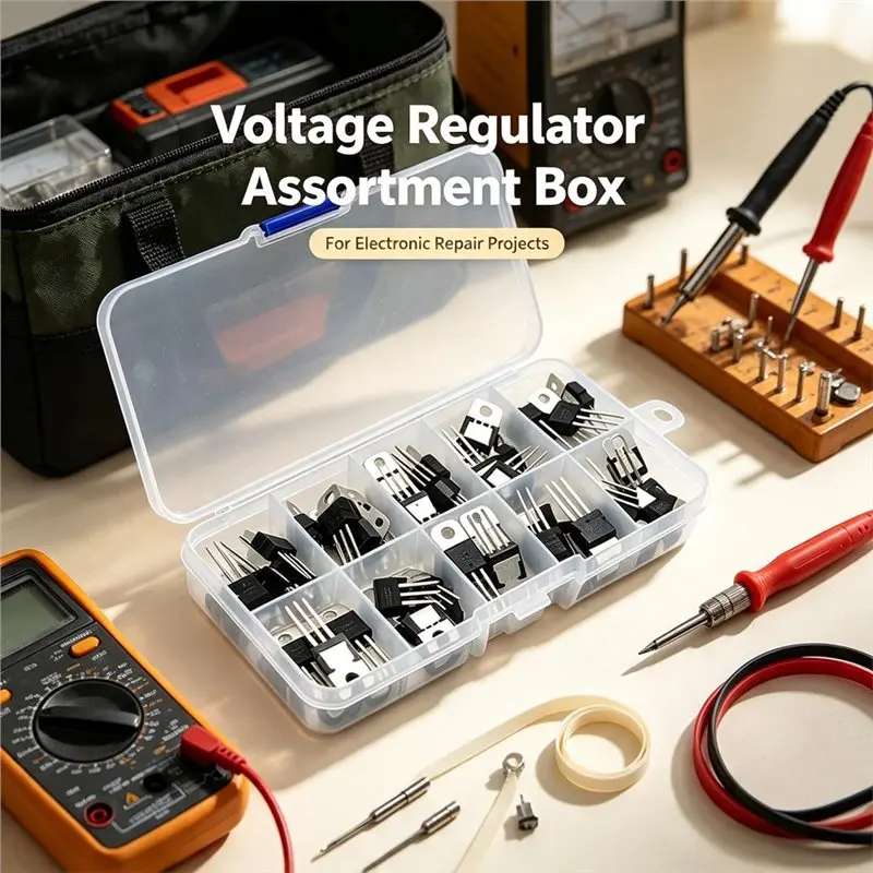 [A92P!】 LM317T L7805CV L7806 L7808 L7809 L7810 L7812 L7815 L7818 L7824 Voltage Regulator KIT 50PCS 10 Values To-220 Stabilivolt