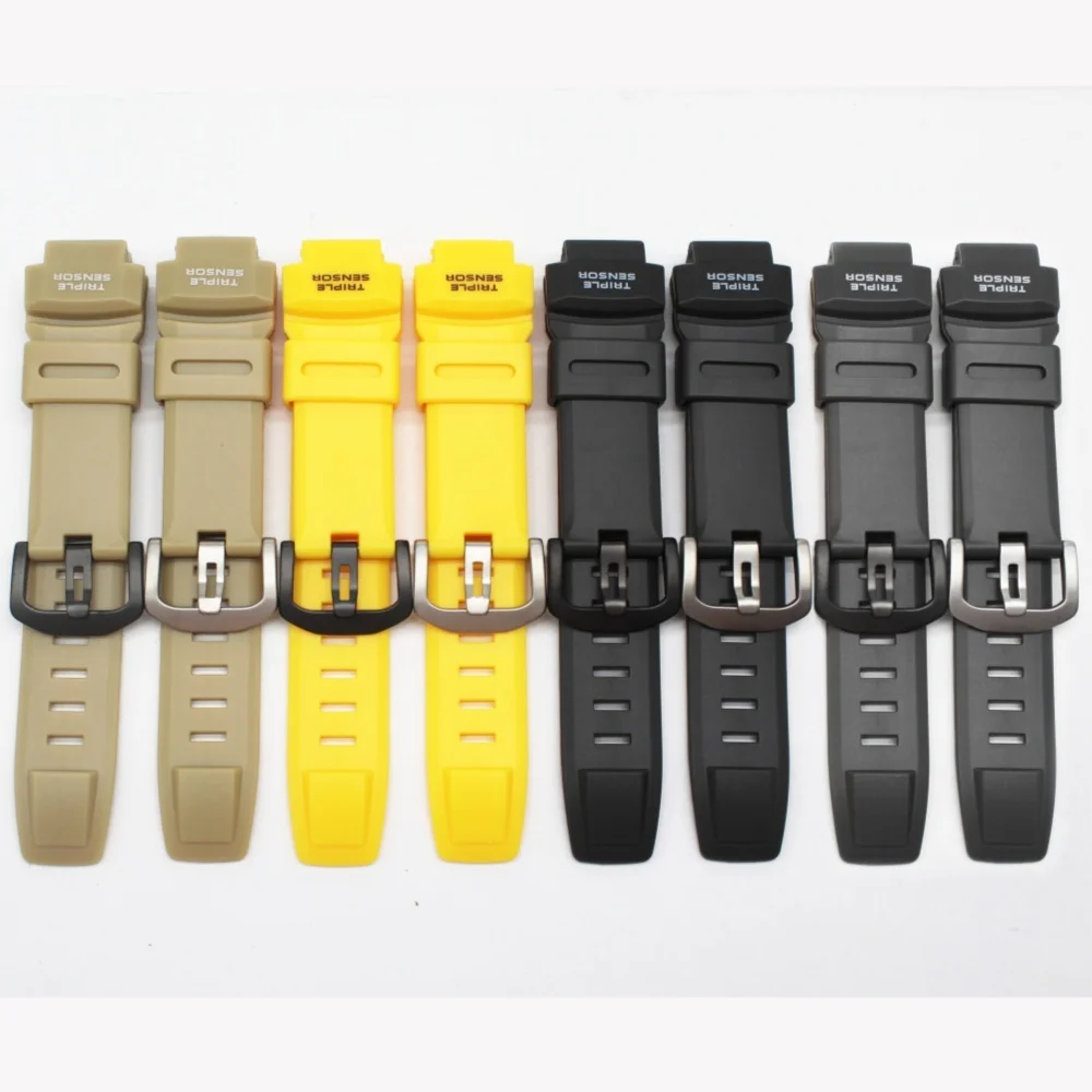 時計バンド PRG-260 270 500 550 PRW-3500 2500 5100 時計ストラップ樹脂スポーツ防水交換ブレスレット