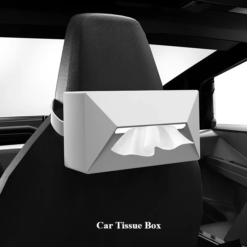 

Для Tesla большой размер, силиконовая износостойкая коробка для салфеток, солнцезащитный козырек на спинку автомобильного сиденья, подвесная сумка для салфеток, ремешок с пряжкой, простая установка
