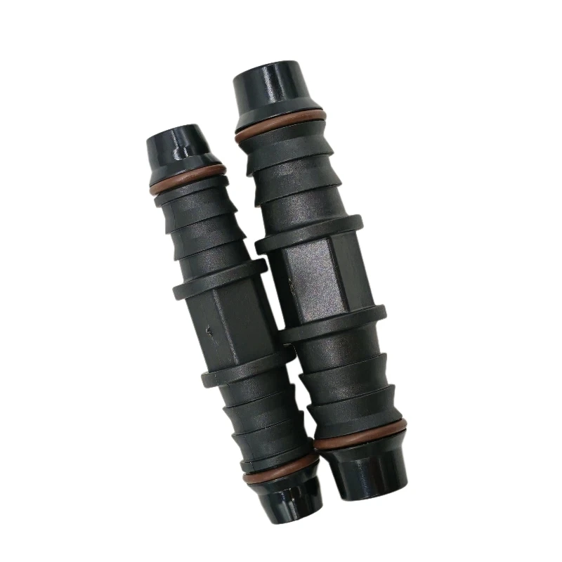 ID8 ID10 car fuel pipeline equal diameter two-way quick connector rubber tube nylon tube straight through auto fastner 2PCS