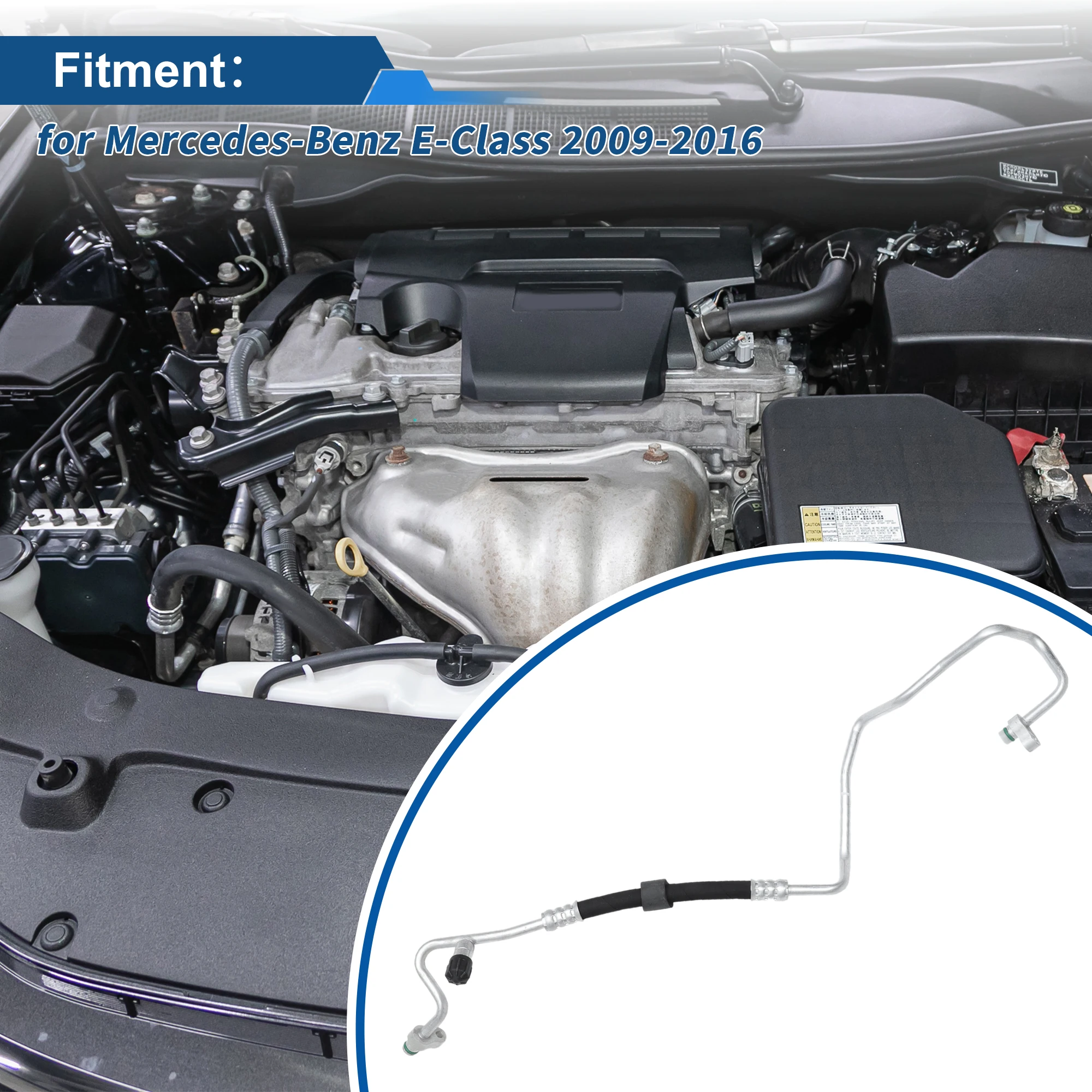 

UXCELL Шланг для жидкости хладагента кондиционера для Mercedes-Benz E-Class 2009-2016, нажимной шланг, линия трубы кондиционера No 212302316 Ru