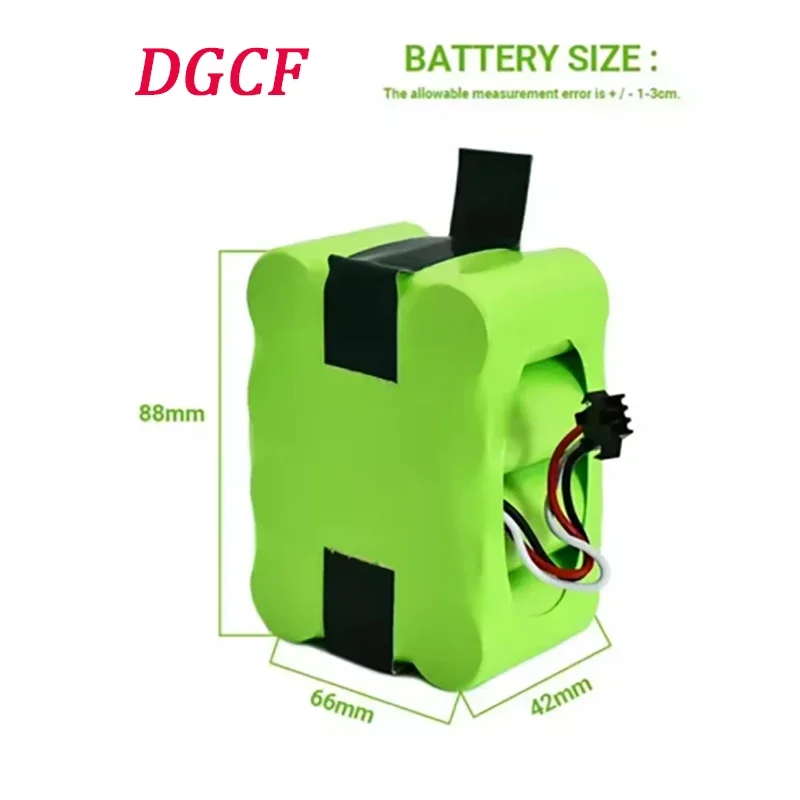 

14.4V 6000mAh Ni-MH Vacuum Sweeping Robot High Quality Rechargeable Battery Pack For KV8 XR210 XR510 XR210A XR210B XR510B XR510D