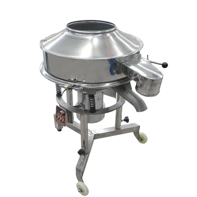 Single Deck Sieving Separator Filtering Slurry Liquid High Frequency Vibration Sieve Machine