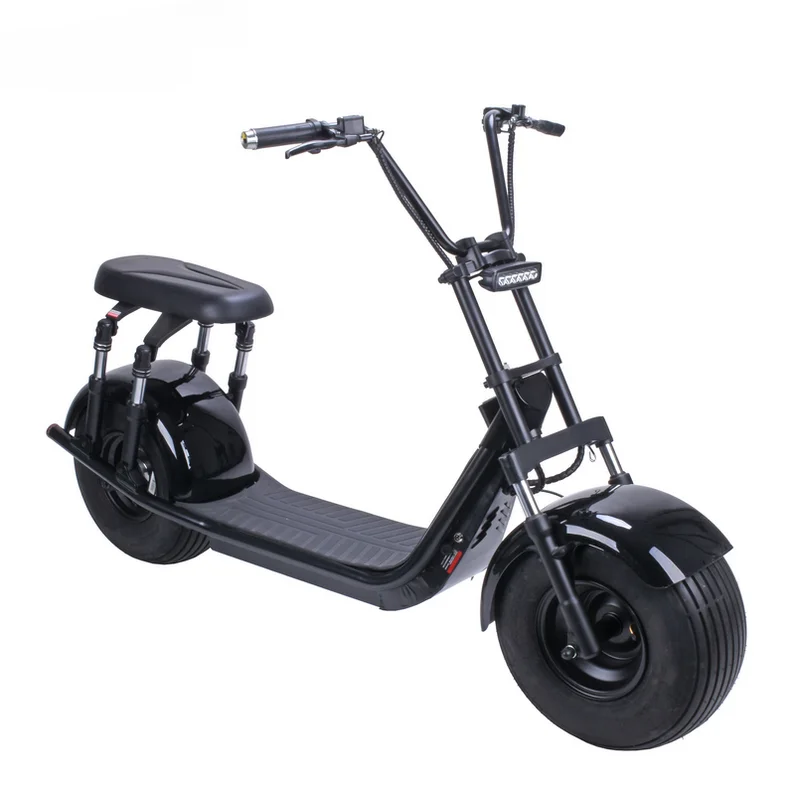 Scooter 800w 1000w 1500w Fat Tire Adult Electric Motorcycle with EEC