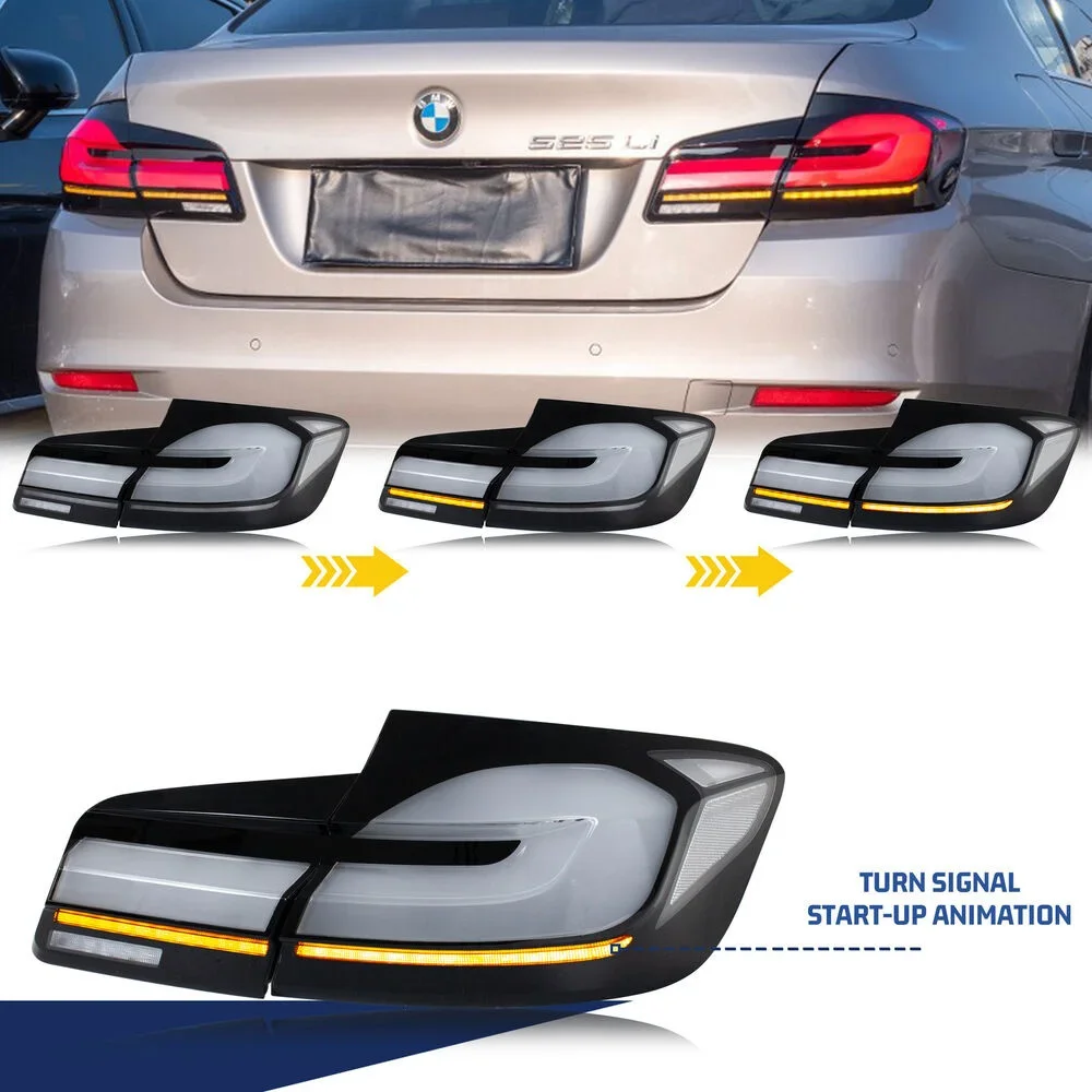 سيارة DRL LED المصباح السيارات ضوء الجمعيات لسيارات BMW F10 F18 M5 2011-2018 الضباب DRL الفرامل بدوره مصباح إشارة التوصيل والتشغيل