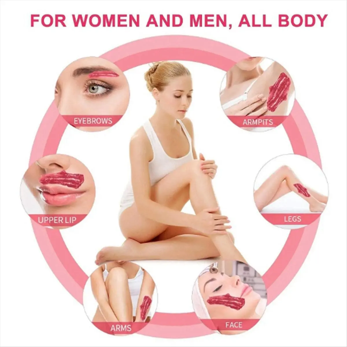 A24I 500g Waxing Wax Beans for Hair Removal Full Body Hot Film Hard Depilatory Wax Beads for Wax Heater Machine Style 9