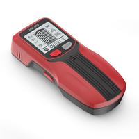 A47U Metal Detector Wall Scanner Electronic Screw Sensor Locator Electric Metal Wood Studs AC Live Wires Finder Red