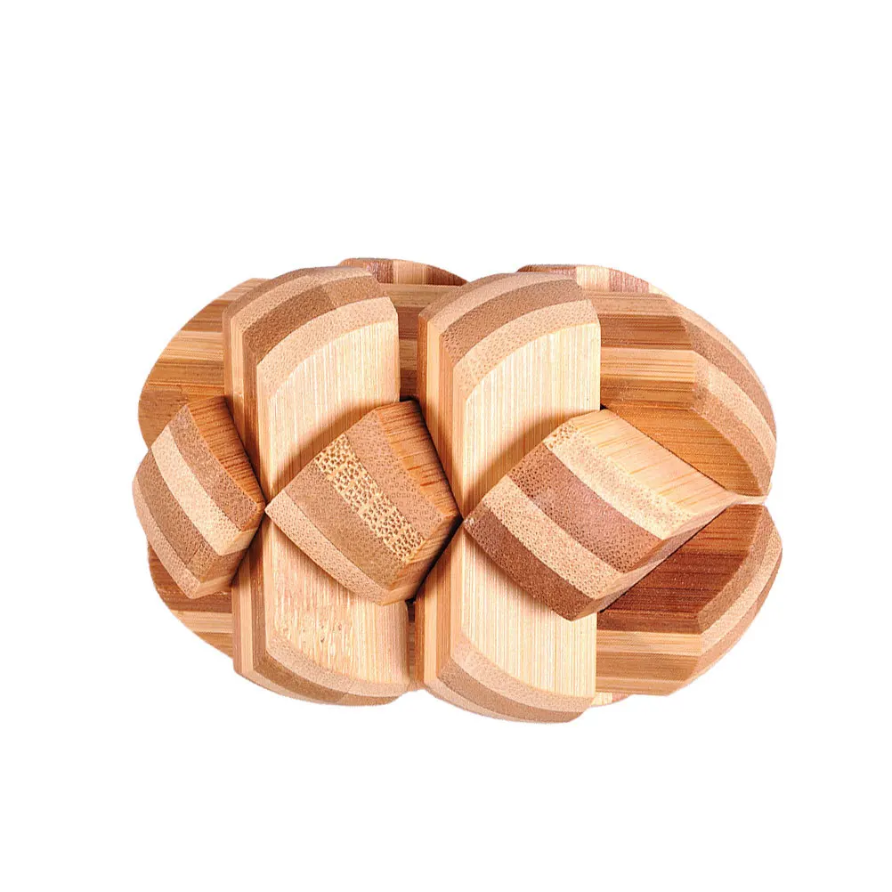 

Luban Lock 3D Wooden Puzzle Brain Teaser For Kids Adults Stress Relief Hand Eye Coordination Iq Game Gift Puzzle