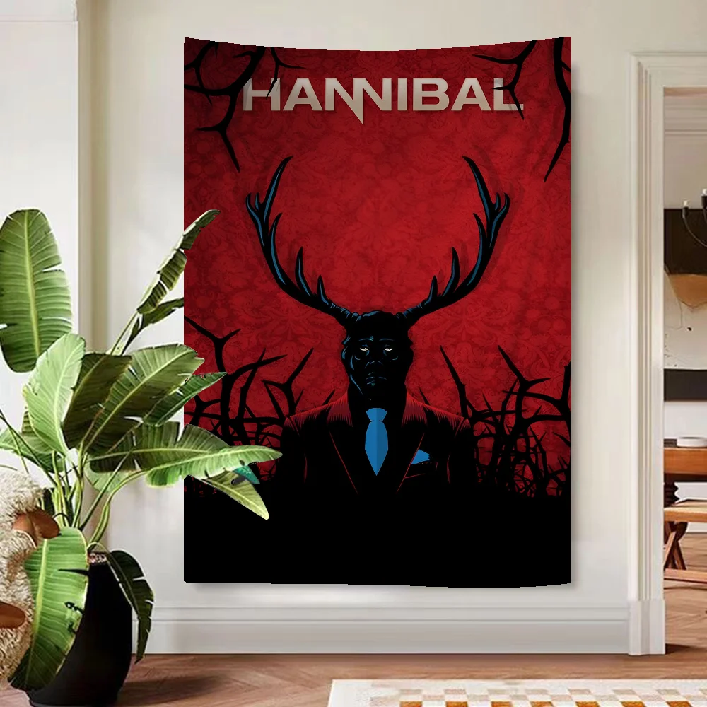 Hannibal Classic Movie Printed Large Wall Tapestry Cheap Hippie Wall Hanging Bohemian Wall Tapestries Mandala Home Decor