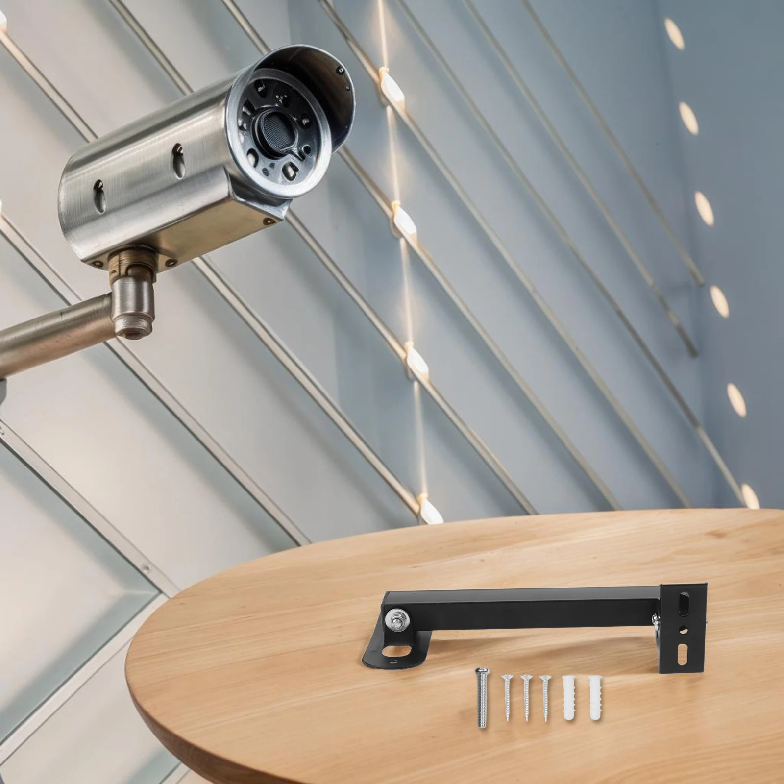 For Home Security 40cm CCTV Camera Holder Versatile Mounting Option For Cameras Adjustable Stand Compatible With Most Cameras