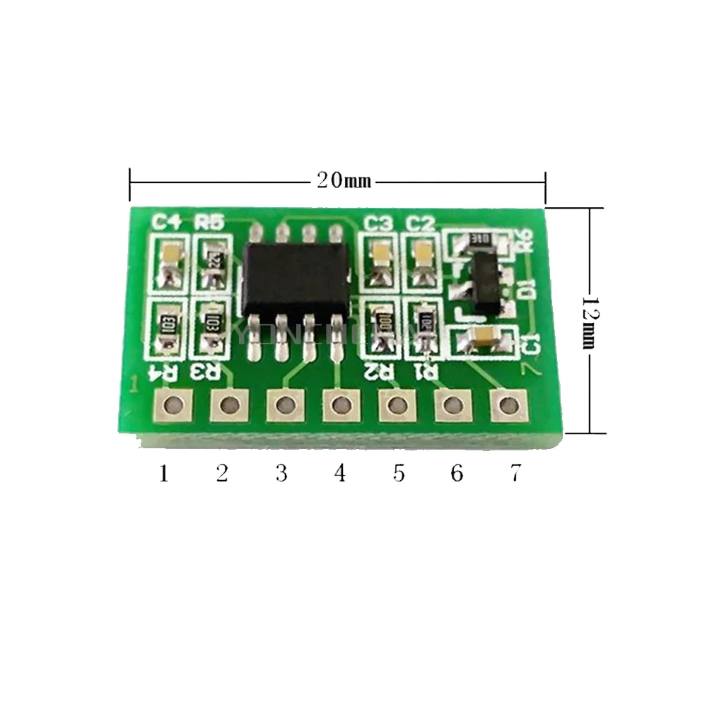 Módulo do leitor de cartão RFID, cartão de leitura, identificação, cartão EM, Wiegand26, saída UART, 125KHz