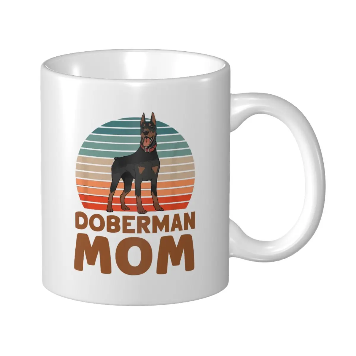 Mark Cup Mug Doberman Mom Pinscher Dog Dobermans Cute Mother Mommy Mama Coffee Mugs Tea Milk Water Cup Travel Mugs Office Home