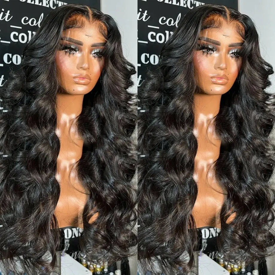 Pre Cut Wear And Go Body Wave Lace 100% Human Hair Wig 6x6 HD Transparent Lace Wig 4x4 Lace Closure Wigs Glueless PrePlucked Wig