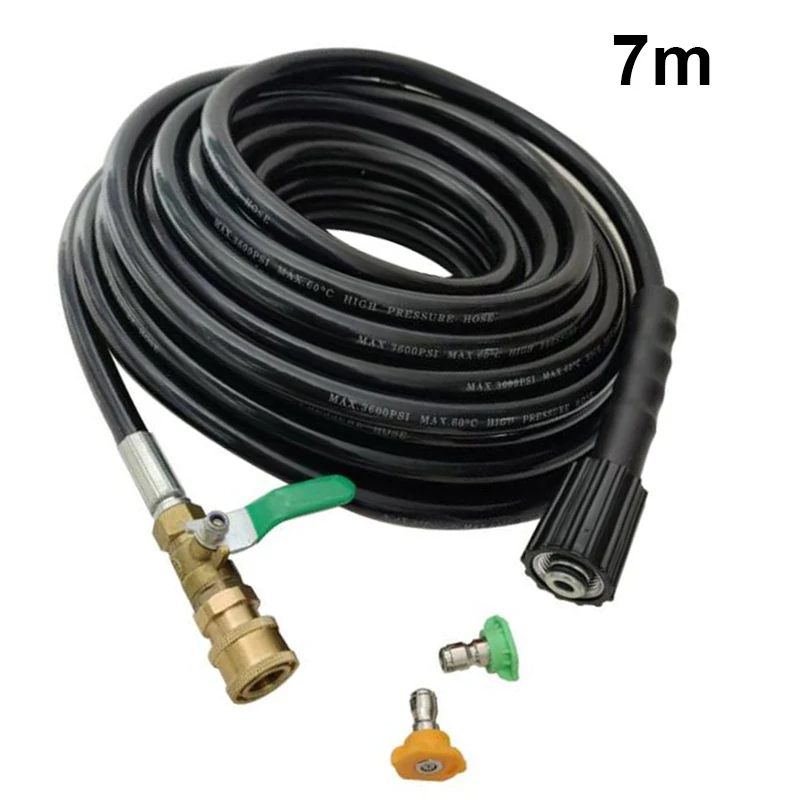 

Машина для очистки высокого давления, водопроводная труба с насадками 7 м 10 м для садовых задач, подходящая для внутренних и наружных задач