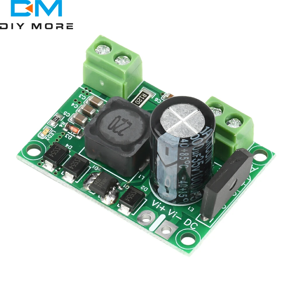 12V Lead-acid Battery Charging Module with Indicator Light Three-stage Charging Constant Current Charging AC 12-20V/DC 15-30V