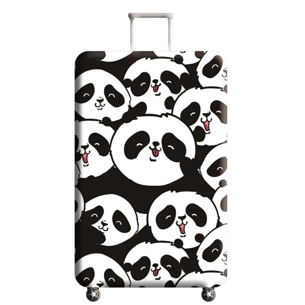 

Elastic Luggage Dust Cover High Quality Panda Print Travel Protective Cover Suitcase Protective Cover