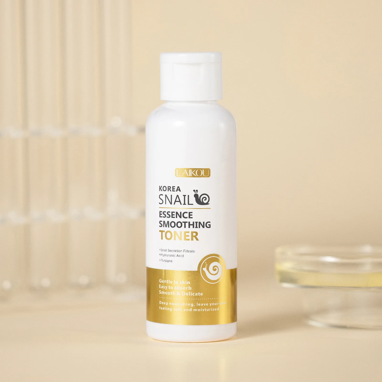 LAIKOU Snail Mucin Face Mist Lightweight Hydrating Toner for Sensitive Skin Daily Soothing Moisturizer 100ml Snail Essence Toner