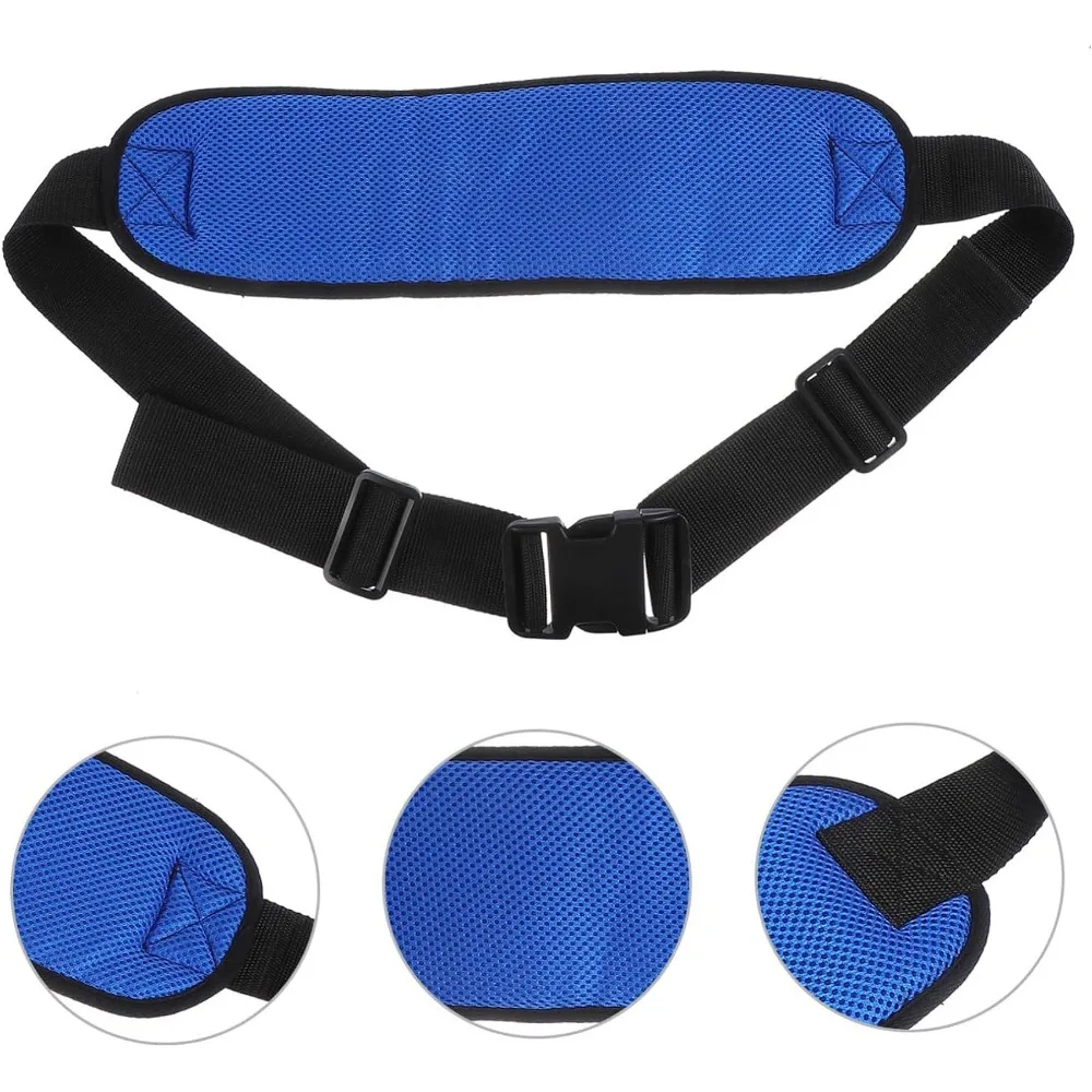 Adjustable Length Wheelchair Seat Belt Quick Release Buckle Wear Resistant Fixation Harness Reusable Portable Secure Belt