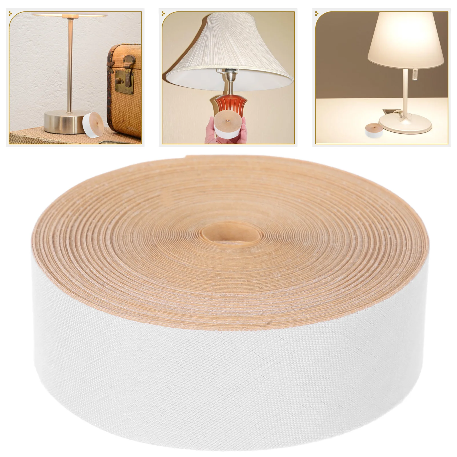 Lamp Shade Edging Tape Lampshade Edge Strip Materials Supplies Selfadhesive Cloth Linings Lamp Shade Tape Diy Lampshade Supplies