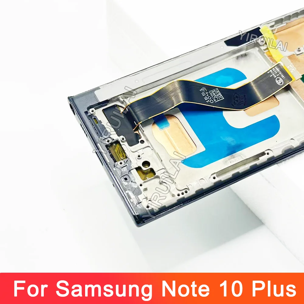 TFT Note 10 Plus Display Screen with Frame for Samsung Galaxy Note10+ N975F N975F/DS Lcd Display Touch Screen Assembly Parts