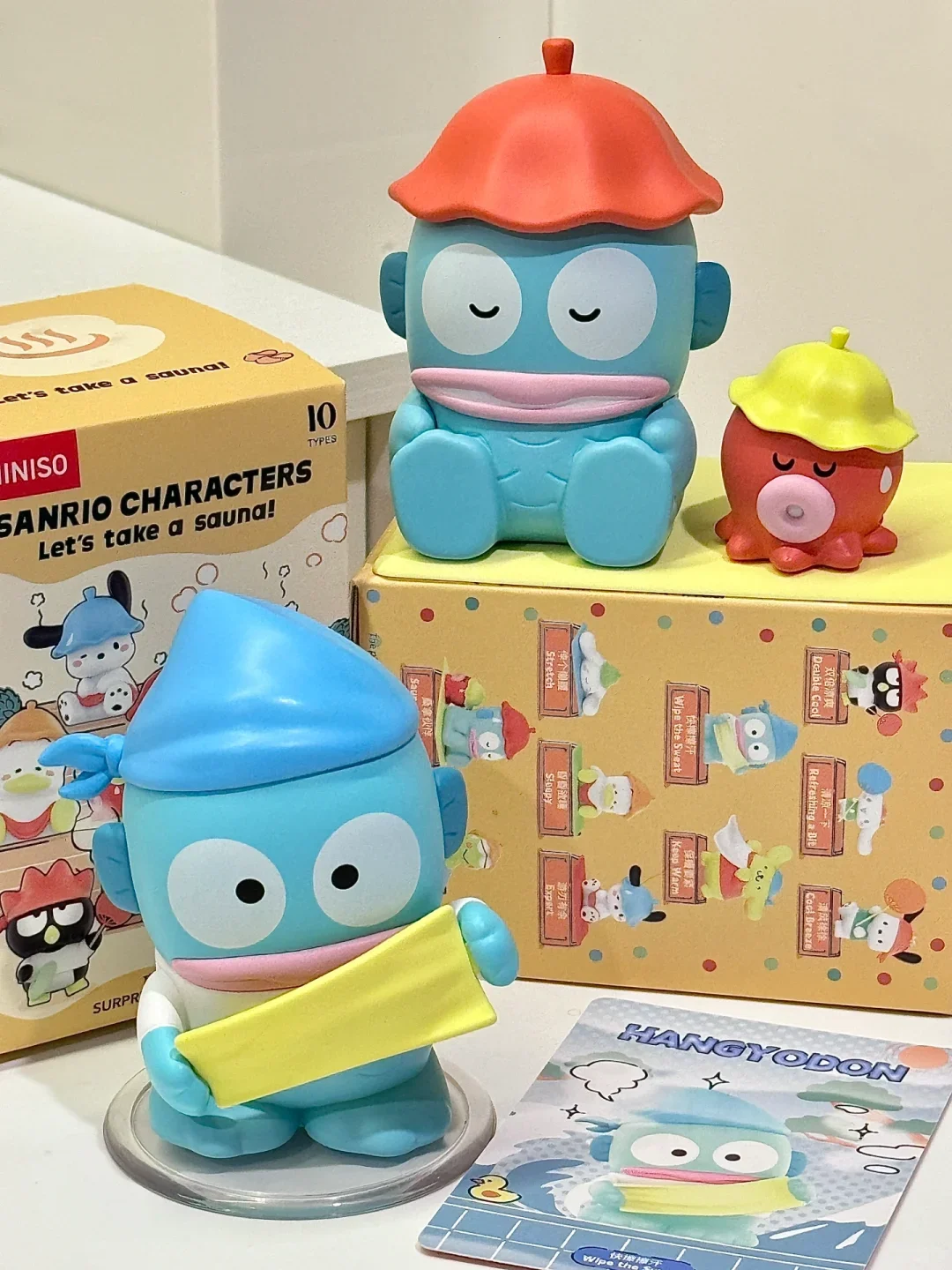 

Steam Sauna Together Series Blind Box Kawaii Model Trendy Toy Pacha Dog Ugly Fish Cool Penguin Desktop Ornament Mystery Box Gift