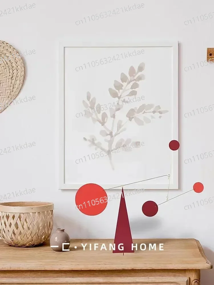 Balance Dynamic Morandi Metal Ornaments Modern Minimalist Home Art Decor