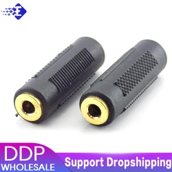 1/2/3pcs 3.5mm Female To Female Stereo Adapter Audio Jack Female Coupler Plug Connector Socket Gold Plated