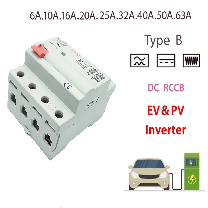 Voltage Protectors Circuit Breaker ID 63A RCCB AC Type Residual Current Operated Low Voltage Circuit Breaker