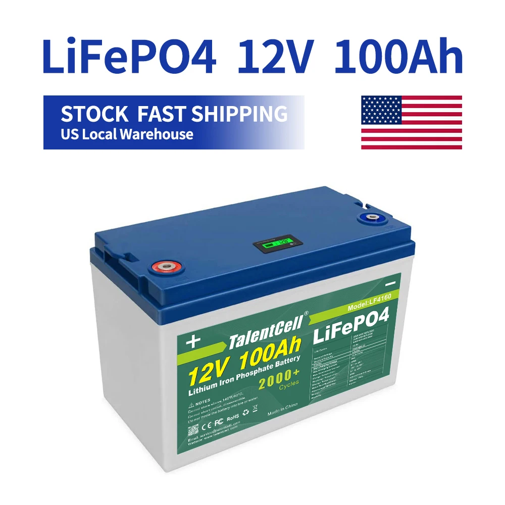 US And Europe Most Popular Best Seller Lead Acid Replacement Grade A Power Station 12V 24V 48V 100Ah LiFePO4 Battery