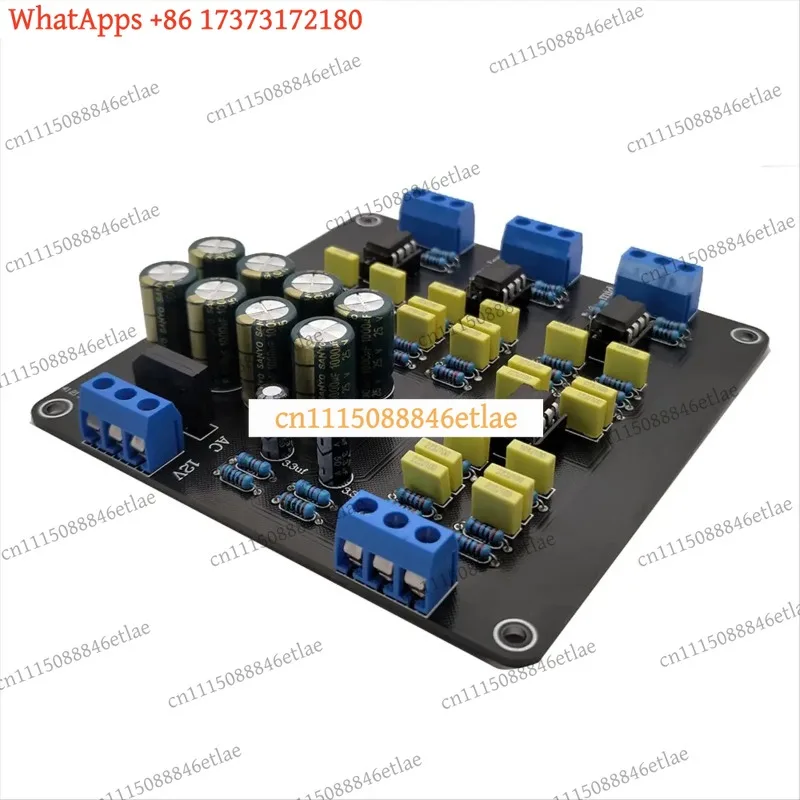 k3 DT80 NE5532 3-Way Stereo Crossover Filter – Dual-Channel High/Mid/Bass Speaker Divider for DIY Amplifiers
