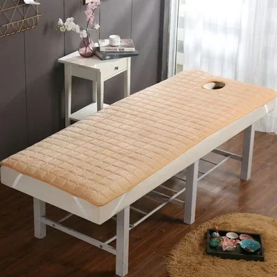 

Anti-slip Thickened Bed Mattress for Beauty Salon Barber Shop Table Bed Sheet Massage SPA Elastic Band Bed Cover With/no Hole