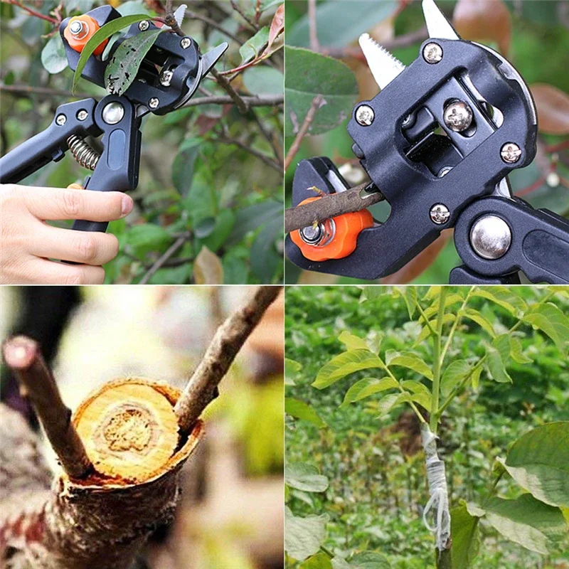 Portable Garden Grafting Tool Grafting Pruner Grafting Knife Scissors Graft Professional Branch Cutter Gardening Tool