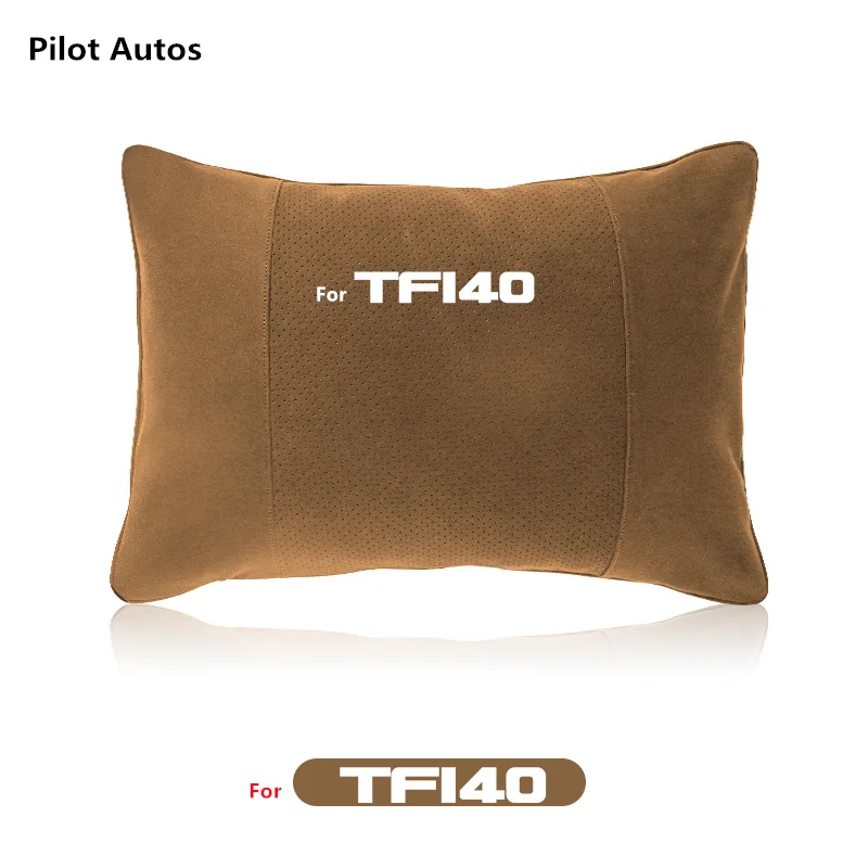 For Isuzu For TF140 Car Headrest Waist Pillow Rest Cushion Seat Headrest Driver Lumbar Support Leather Memory Cotton