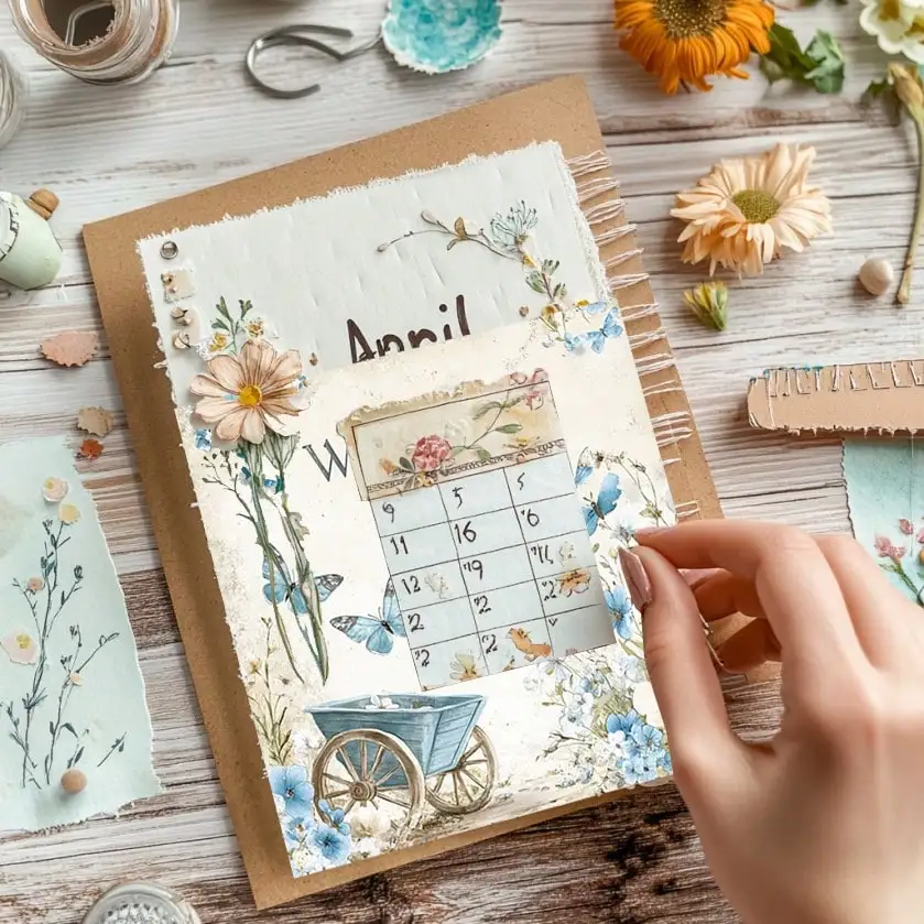 36 ورقة ألوان مائية زرقاء حديقة قصاصات ورقية حزمة ، القرطاسية خمر الفن الحرفية نمط سكرابوكينغ ورقة لمجلة غير المرغوب فيه