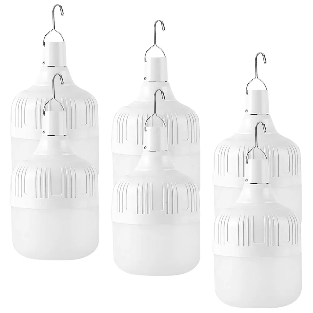 

1 Set Of Usb Charge Bulb Rechargeable Outdoor Light Lamp For Vendors Compact Portable Led Eye-Friendly Illumination Emergency