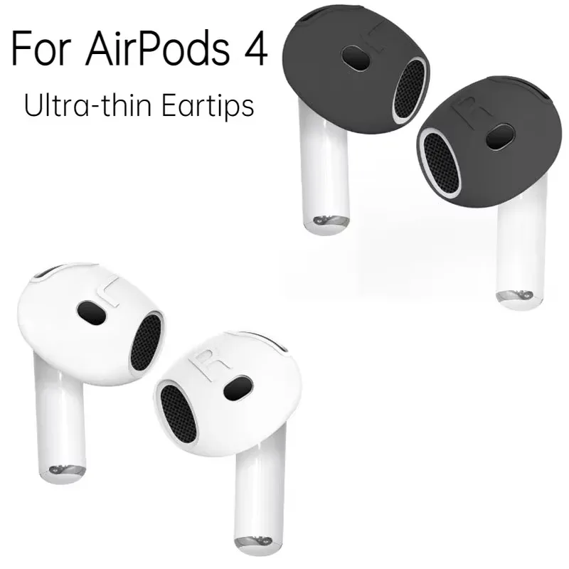 

Eartips for AirPods 4 2024 4thTips Ear Hook Anti-slip Earphone Anti-fall Earplugs Anti-allergy Ear Caps Headphone Accessories